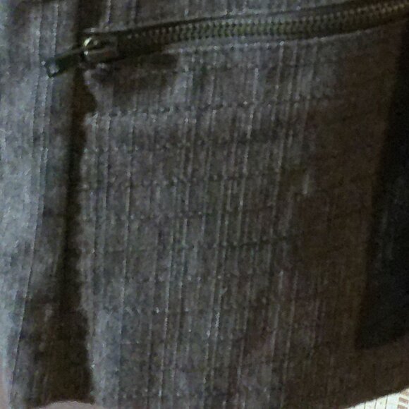 Roz & Ali Brown 3/4 Sleeve Moto-styled Jacket - Picture 6 of 7